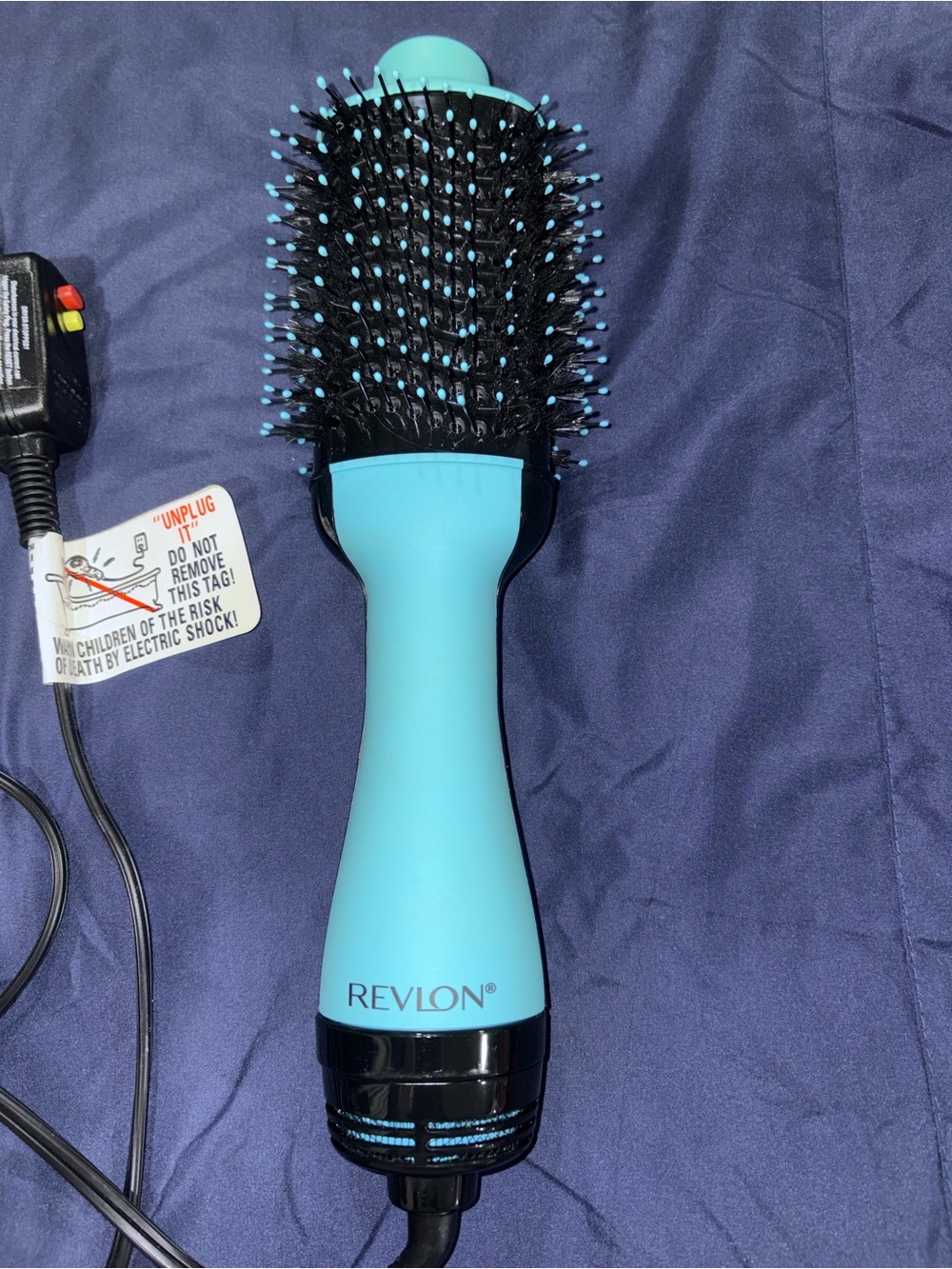Revlon Light Blue Hot Air Styling Brush